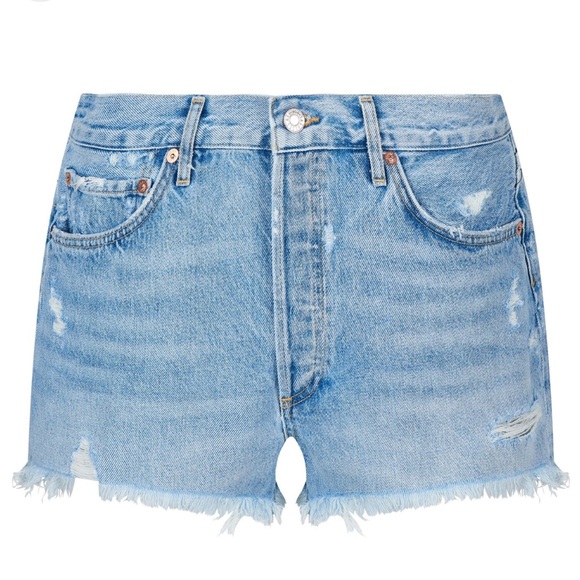 Agolde Parker Vintage Cut Off Short in Swapmeet Size 24 Retail $148 - Picture 1 of 15